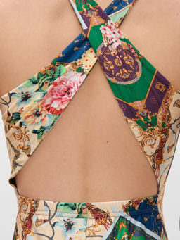 Платье с принтом масло OD-632-5