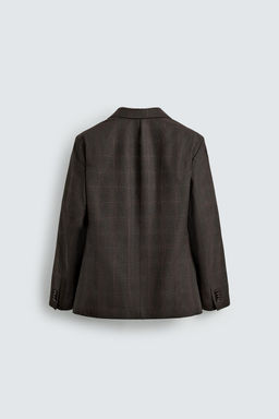 CHECK SUIT BLAZER - Zara фото 9