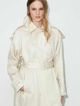 Плащ с акцентным воротником ZR2604102213-60 / Zarina  фото 4