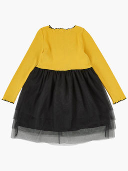 Платье с фатиновой юбкой на праздник UD 6849 горчица - Mini maxi фото 4