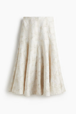 Falda en tejido jacquard