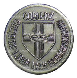 Монета 10 пфеннигов 1918 года Германия Нотгельд Кобленц