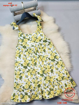 Детское платье с принтом