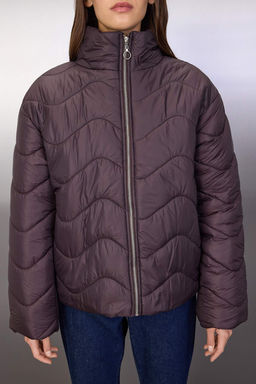 Kahverengi Regular Kal?p Kapitone Mont TWOAW26MO00132 - Trendyolmilla фото 6