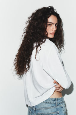 LONG SLEEVE SEAM T-SHIRT - Zara фото 4