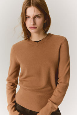 Jersey con escote en V - H&m фото 3