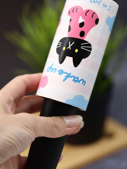 Ролик для чистки одежды "Black paw", 10 см*60 листов