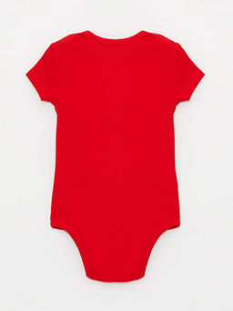 Bisiklet Yaka K?sa Kollu Bask?l? Erkek Bebek ??t??tl? Body - Waikiki фото 2