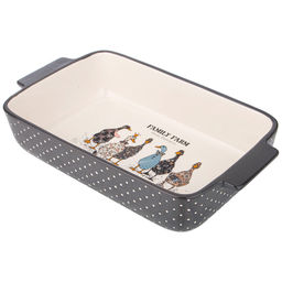 БЛЮДО ДЛЯ ЗАПЕКАНИЯ AGNESS FAMILY FARM ПРЯМОУГ.2,8 Л 33,5*19,5*7,5 СМ