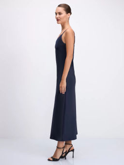 Атласное платье на бретелях / Zarina  фото 3