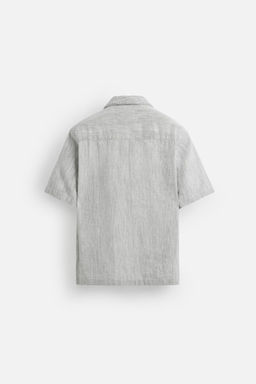 TEXTURED DENIM SHIRT - Zara фото 16