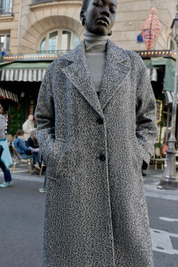 HERRINGBONE COAT - Zara фото 2