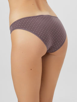 Трусы Mark Formelle слипы женские хлопок с эластаном коричневые  фото 4