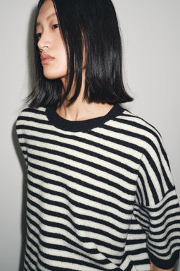 100% WOOL STRIPED SWEATER - Zara фото 2