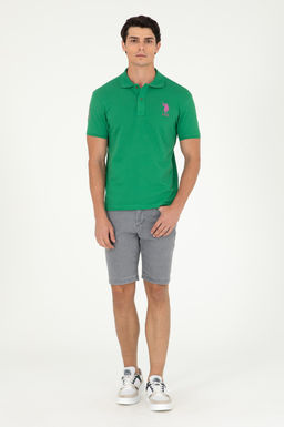 Мужская зеленая базовая футболка Неожиданная скидка в корзине - U.s. polo assn фото 4