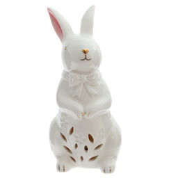 Фигурка декоративная "Заяц" (подсветка, 3xLR44 н/п), L, L7 W8 H15 см
