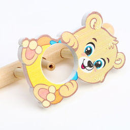 Тренажёр для дыхания Мишка, 1 мяч - Лесная мастерская фото 9