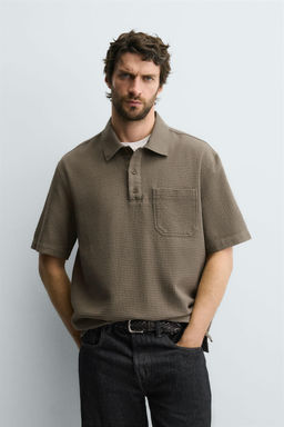 STRUCTURED POLO SHIRT - Zara фото 2