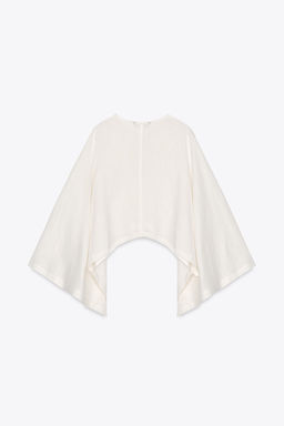ASYMMETRIC CAPE KIMONO - Zara фото 6