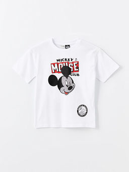 Rahat Kal?p Mickey Mouse Bask?l? Erkek ?ocuk Ti??rt