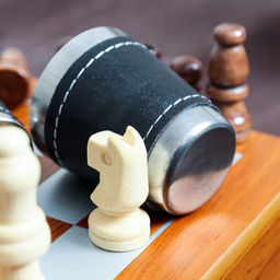 Фляжка 200 мл с шахматами + 4 стопки, воронка / FL-172 /уп 20/ - Галеонтрейд фото 13