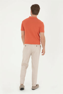 U. S. Polo Assn / Мужские бежевые брюки из плотной ткани - U.s. polo assn фото 4