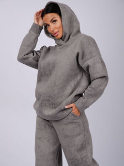 Костюм "Винтаж" тёмно-серый, футер начес