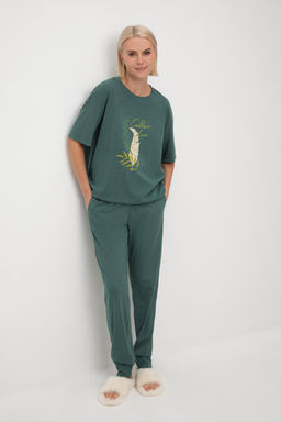 Е 20144/голубая ель пижама жен