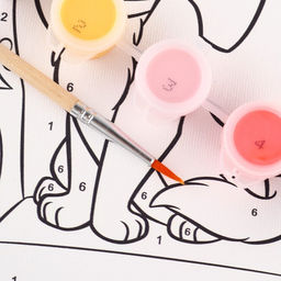 Картина по номерам для детей Кошечка Мари, 21?15 см, Коты Аристократы