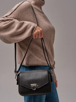 Женская сумка кросс-боди Azaro 3684 темно-коричневый соло