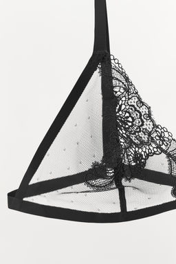 LACE TRIANGLE BRALETTE - Zara фото 6