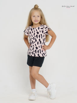 Костюм Дюймовочка черный-коровка - Sovalina фото 2