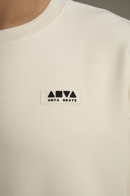 Свитшот утепленный Белый