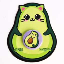 Подарочный набор для девочки AVOmeow, сумка, значок