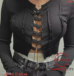 кофта на завязках укороченная - Bruno фото 8