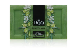 DOXA мыло туалетное 150гр BEAUTY Оливковое в прозр.оберке