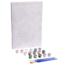 Картина по номерам на холсте с подрамником «Цветы для души», 20×30 см