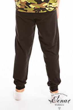 Трико на манжете М21426На Черный - Елена фото 3