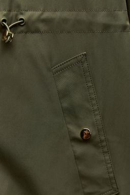 LONG TECHNICAL FABRIC JACKET - Zara фото 10