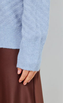 Джемпер F322-15105 l.blue - Fine joyce фото 3