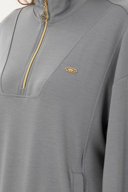 Женский серый меланжевый свитшот Неожиданная скидка в корзине - U.s. polo assn фото 7