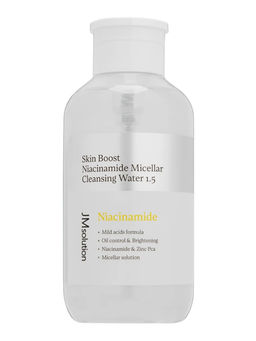 Jmsolution Очищающая вода с ниацинамидом и комплексом АНА ВНА кислот / Skin Boost Niacinamide Micellar Cleansing Water, 500 мл