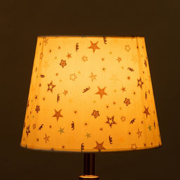 Абажур для светильника универсальный BayerLux «Звезды», Е27/Е14, 24×24×19 см