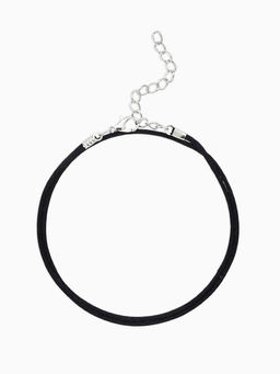 Цена за 10 шт. Шнурок нейлоновый d=1.5 мм, 43 см + удлинитель, чёрный