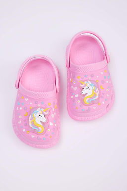 Pembe Is?kl? Onu Kapal? Unicorn Figur Detayl? K?z Cocuk Kids Sandalet Terlik TAKSS25TE00051 - Trendyolmilla фото 2