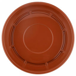 Поддон для цветочного горшка пластмассовый Евро д27см, терракотовый (Россия) - Домашняя мода фото 2