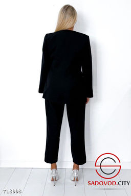 Женский брючный костюм с перьями - Bruno фото 9