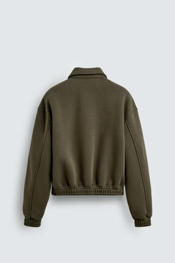 NEOPRENE-EFFECT BOXY FIT JACKET - Zara фото 10