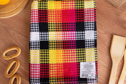 Набор полотенец вафельн."Шотландка" 40*75 см (5шт)