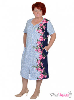 Халат Модель №1595 размеры 44-84 - Plusmoda фото 5